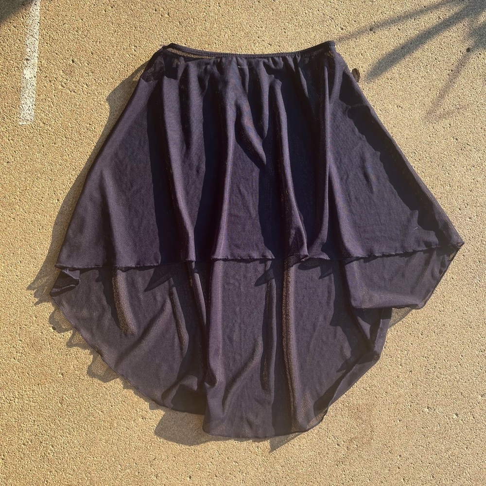 Blue Mesh Ballet Rosa Dance Skirt